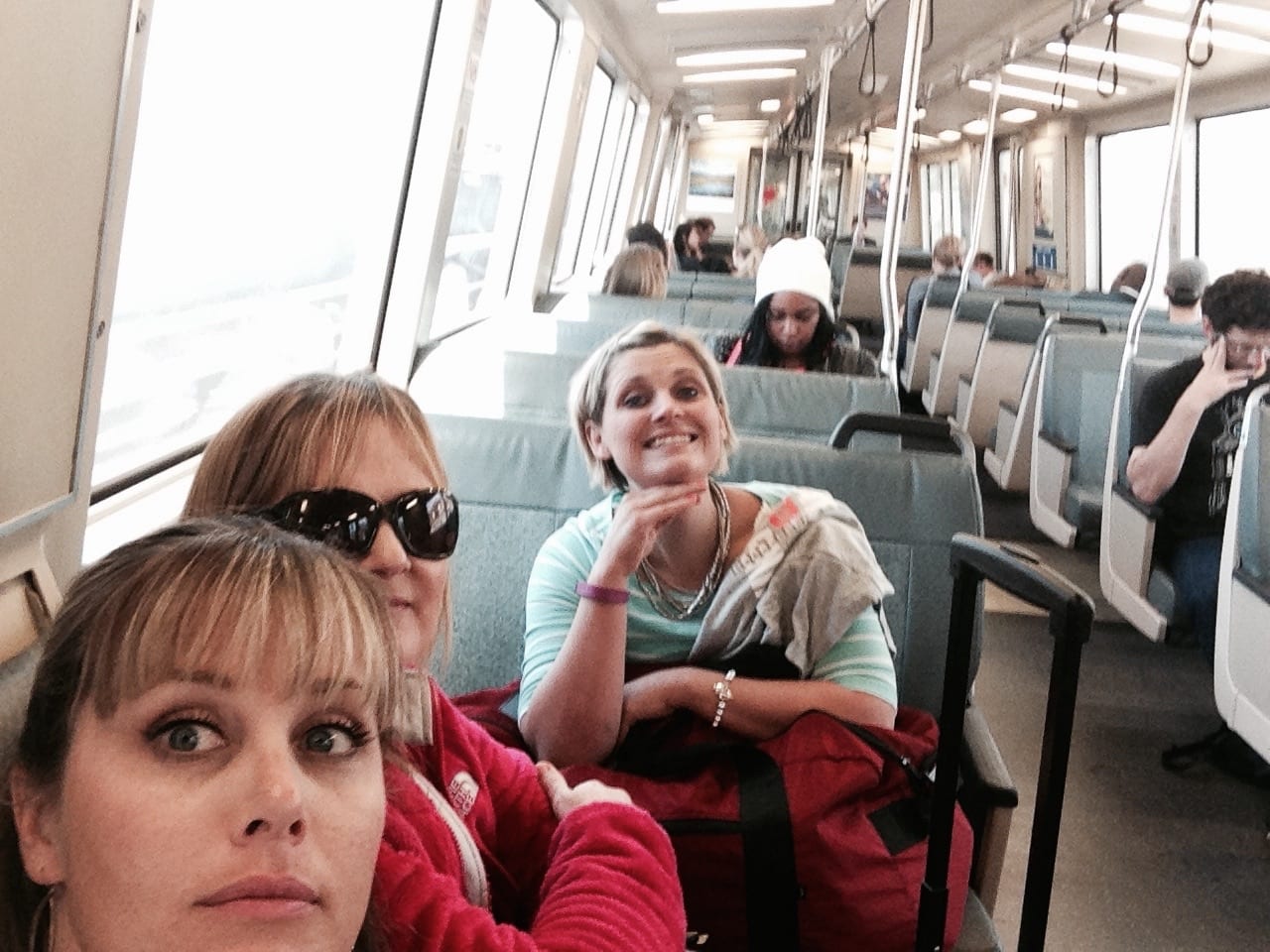 Riding the Bart in San Francisco