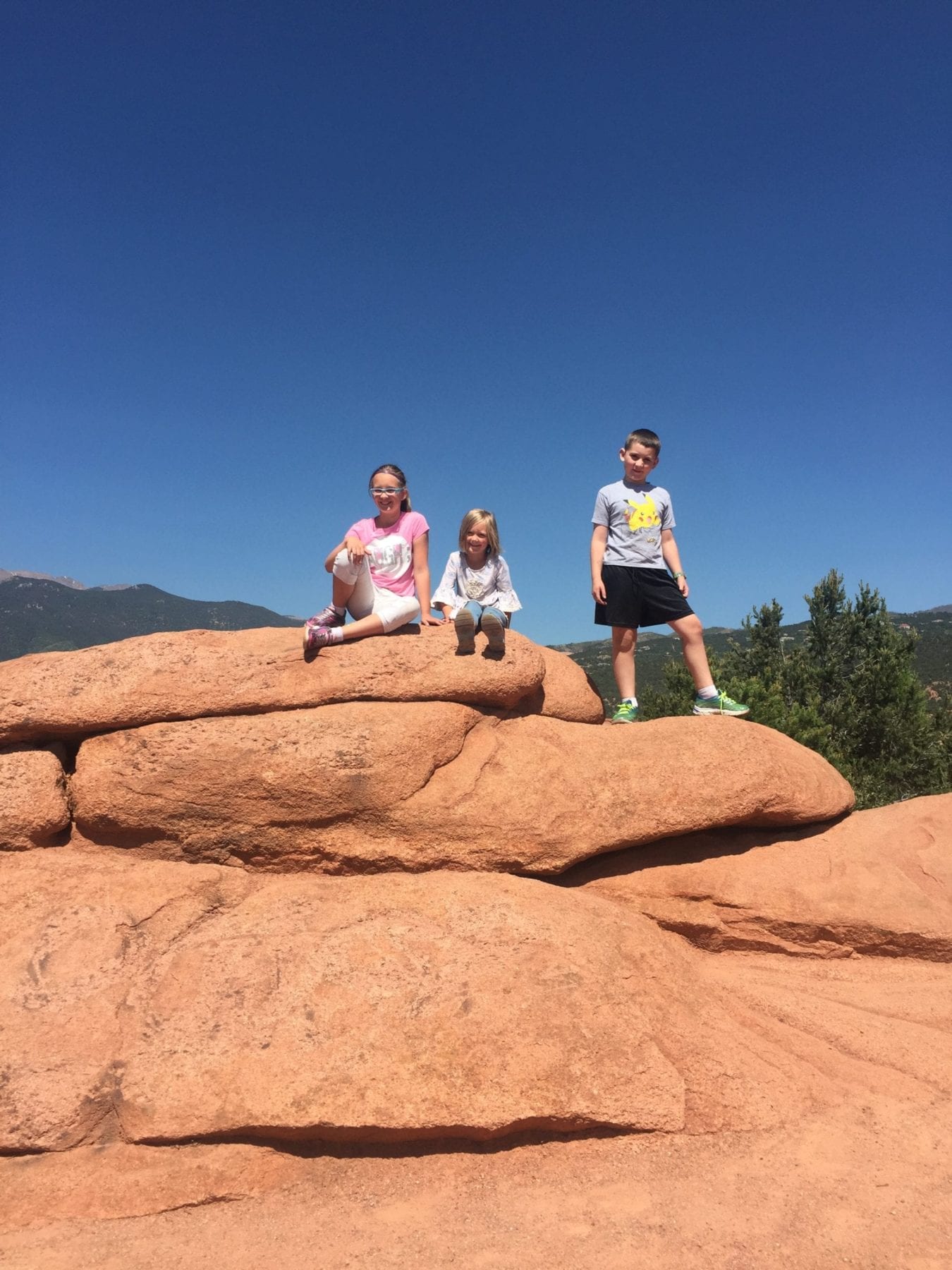 Hiking with kids at Colorado Springs