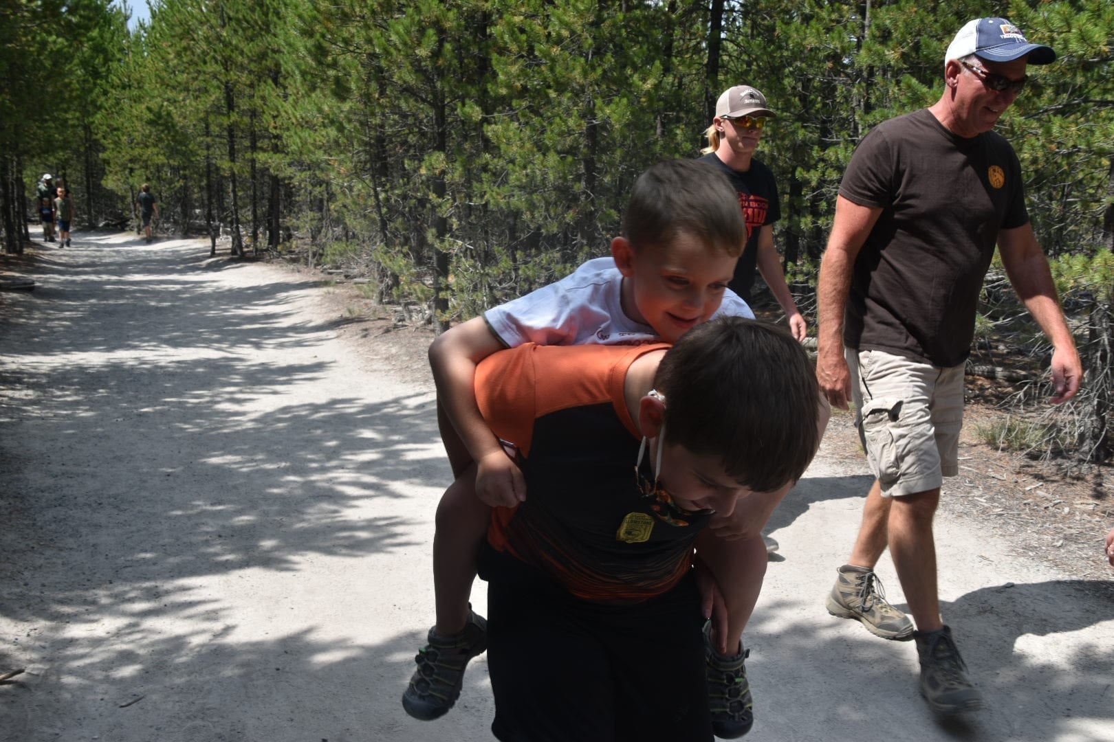 Hiking with Kids at Yellowstone