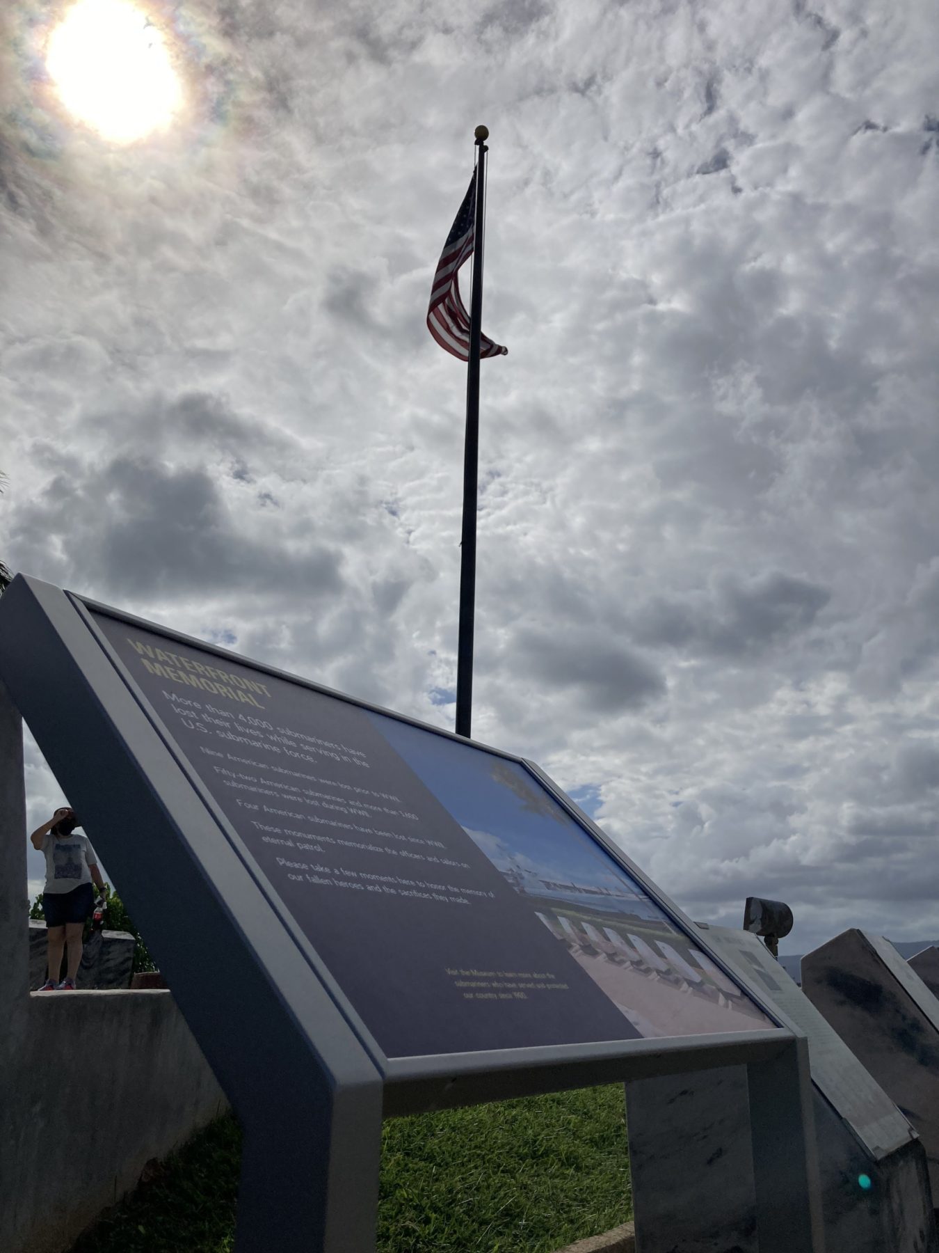 Water front memorial at Pearl Harbor
