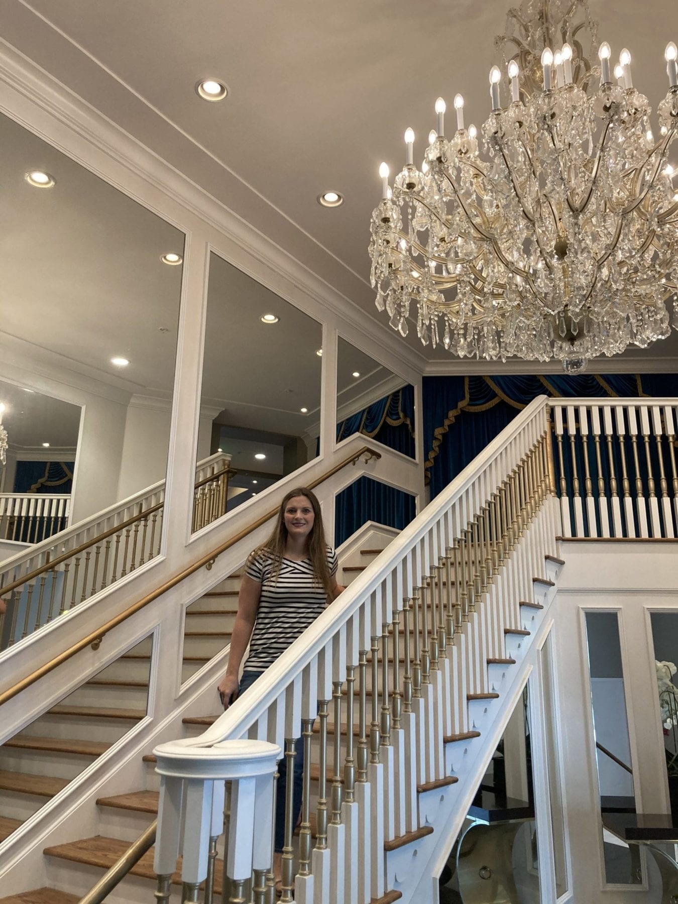 The Staircase at Guest House at Graceland