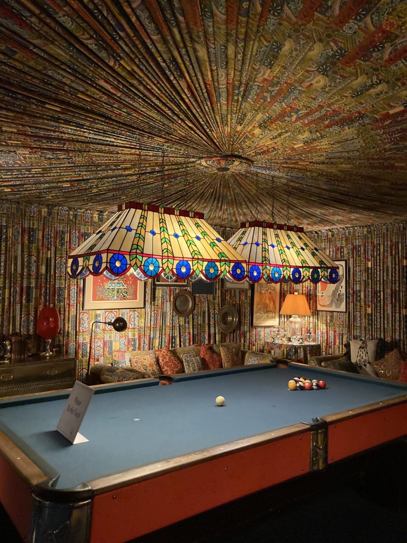 Billiards room at Graceland