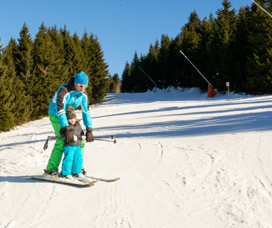 Private ski lessons