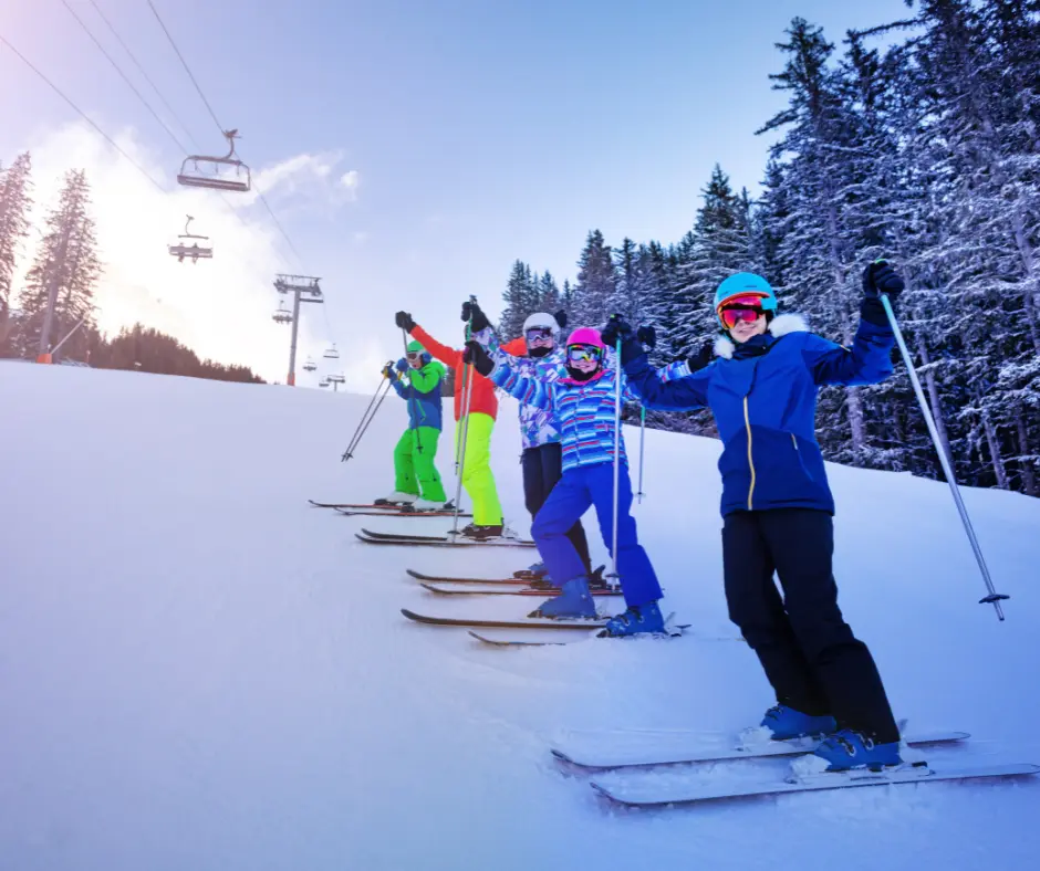 group ski lessons