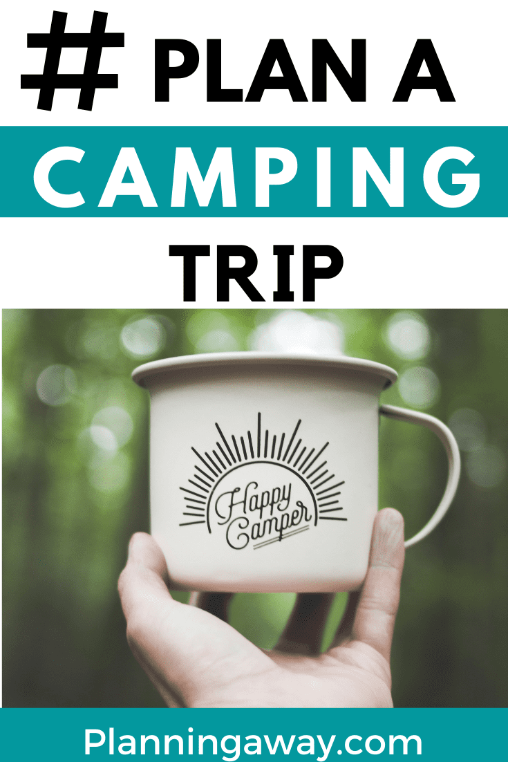 Guide to Camping pin for Pinterest