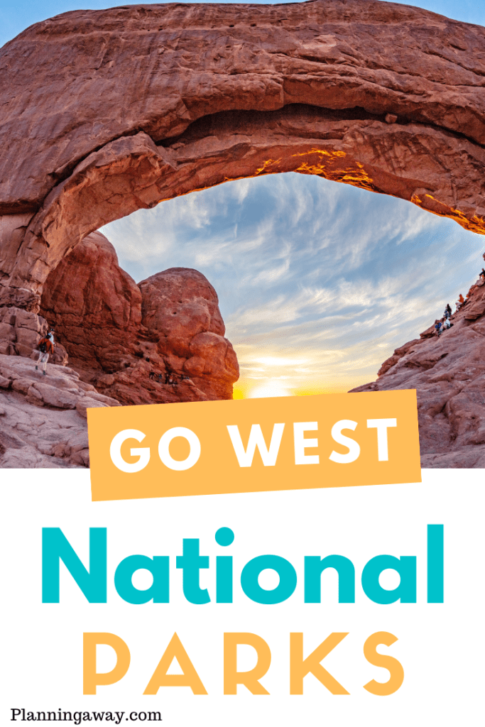 West Coast National Parks Pin for Pinterest