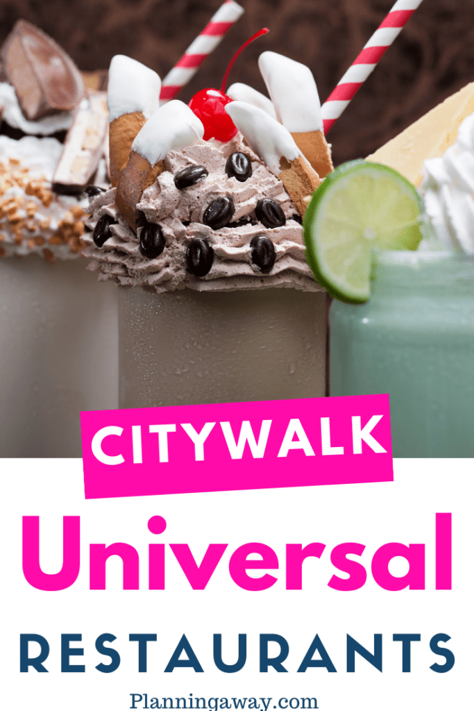 Best Restaurants Universal Orlando CityWalk Pin for Pinterest