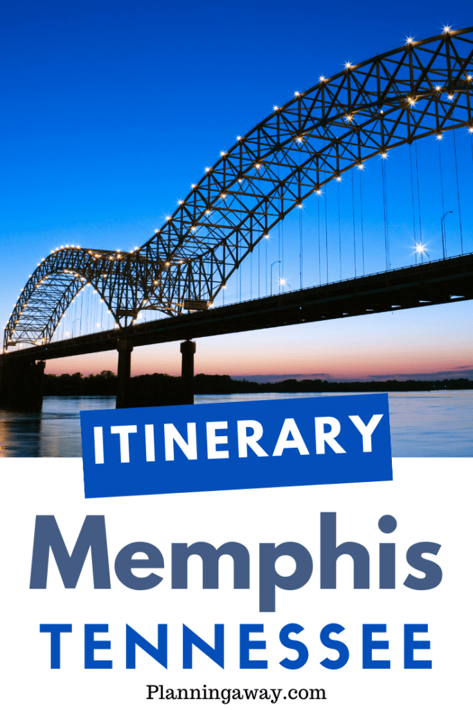 Memphis Tennessee Itinerary Pin for Pinterest 