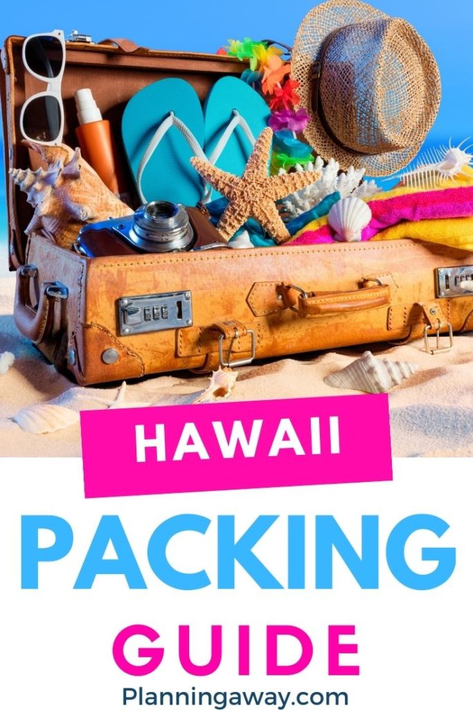 Hawaii Packing Guide Pin for Pinterest