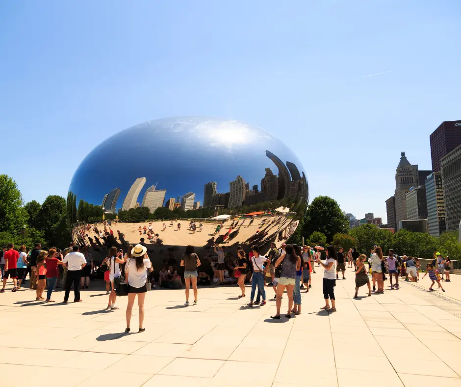 Millinium Park Chicago summer