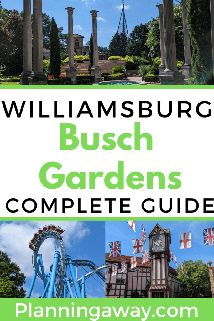 Busch Gardens Williamsburg pin for Pinterest