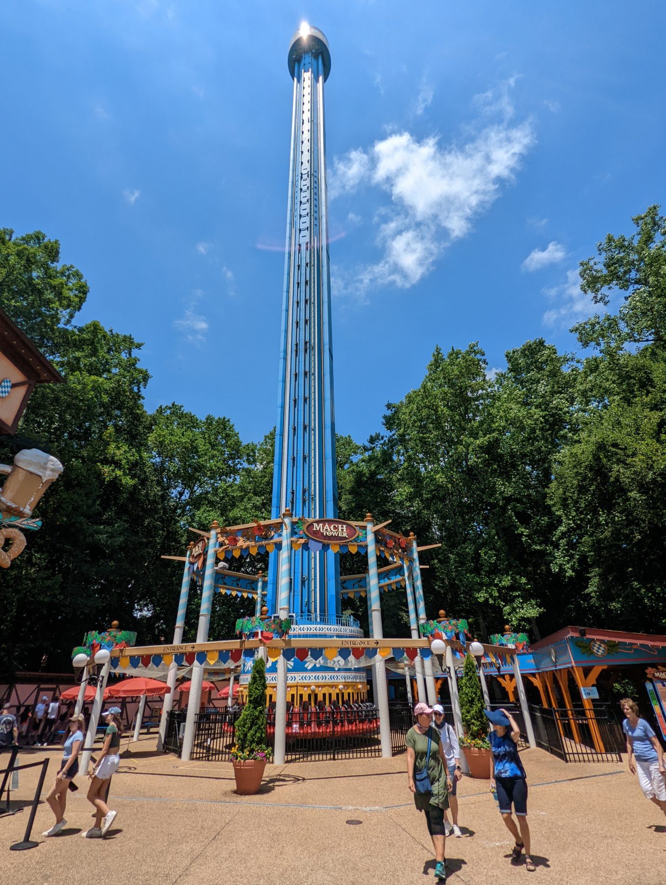 Mach Tower at Busch Gardens