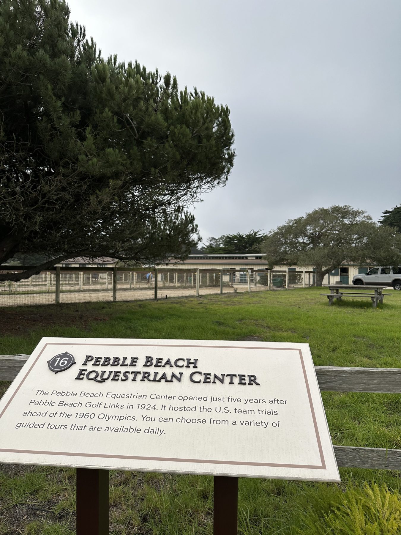 17 mile drive stops Equestrian Center
