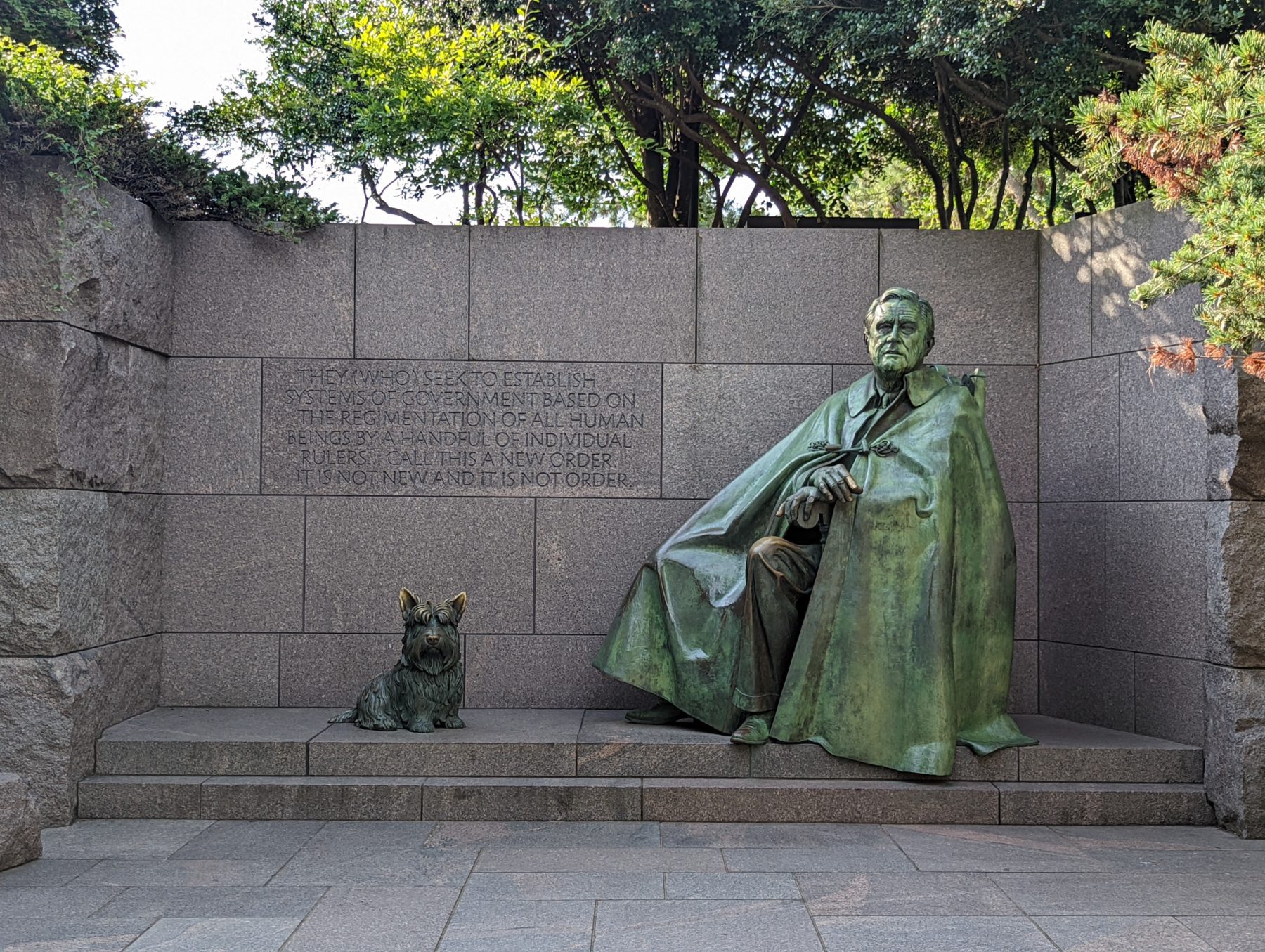 5 day Washington DC itinerary - Roosevelt Memorial