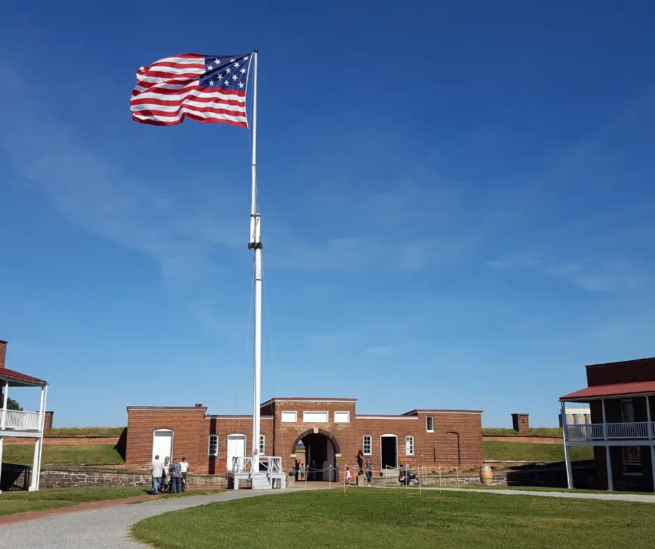 Itinerary for Washington DC Fort Mchenry