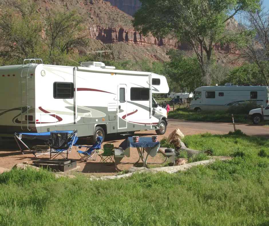 camping in Zion National Park