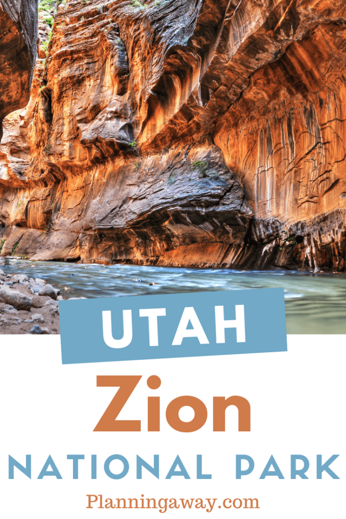 One day in Zion National Park Pin for pinterest