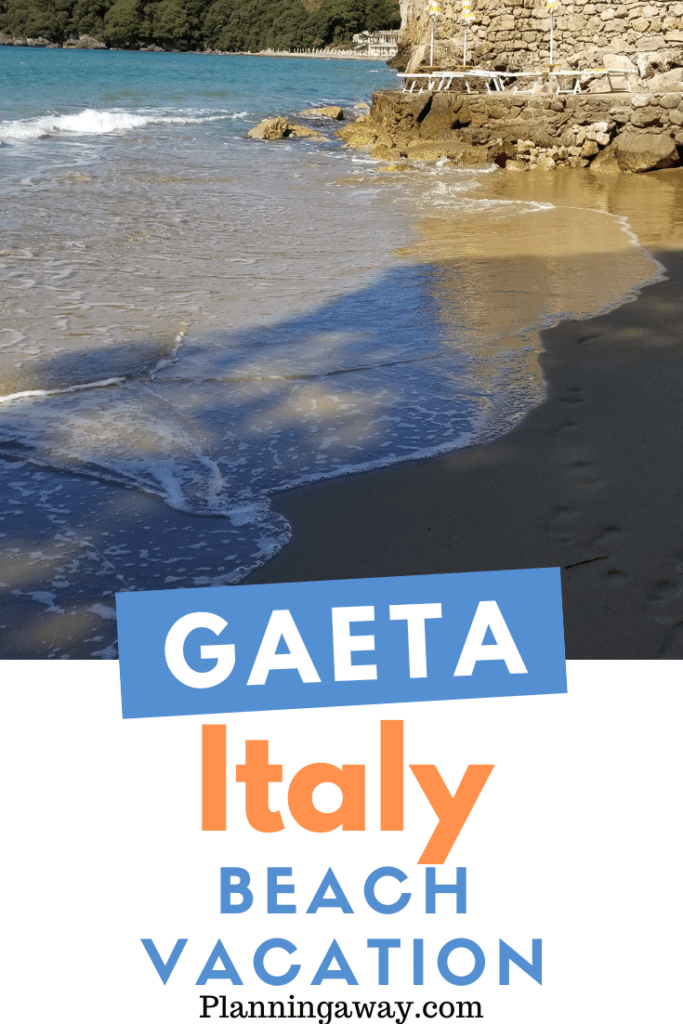 Things to do in Gaeta Italy Pin for Pinterest