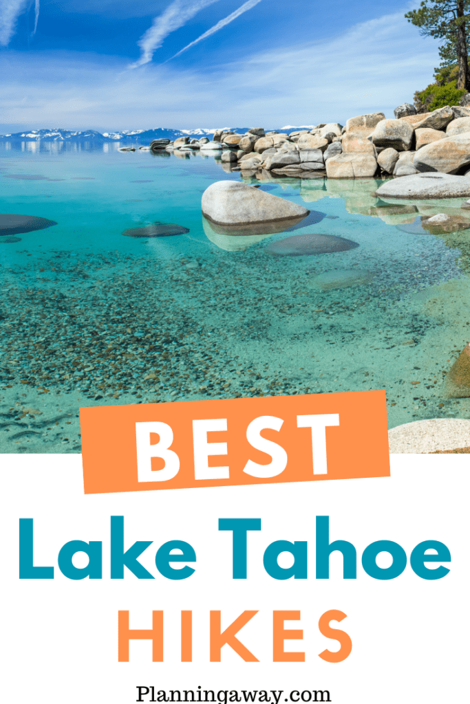 Best lake Tahoe Hikes Pin for Pinterest
