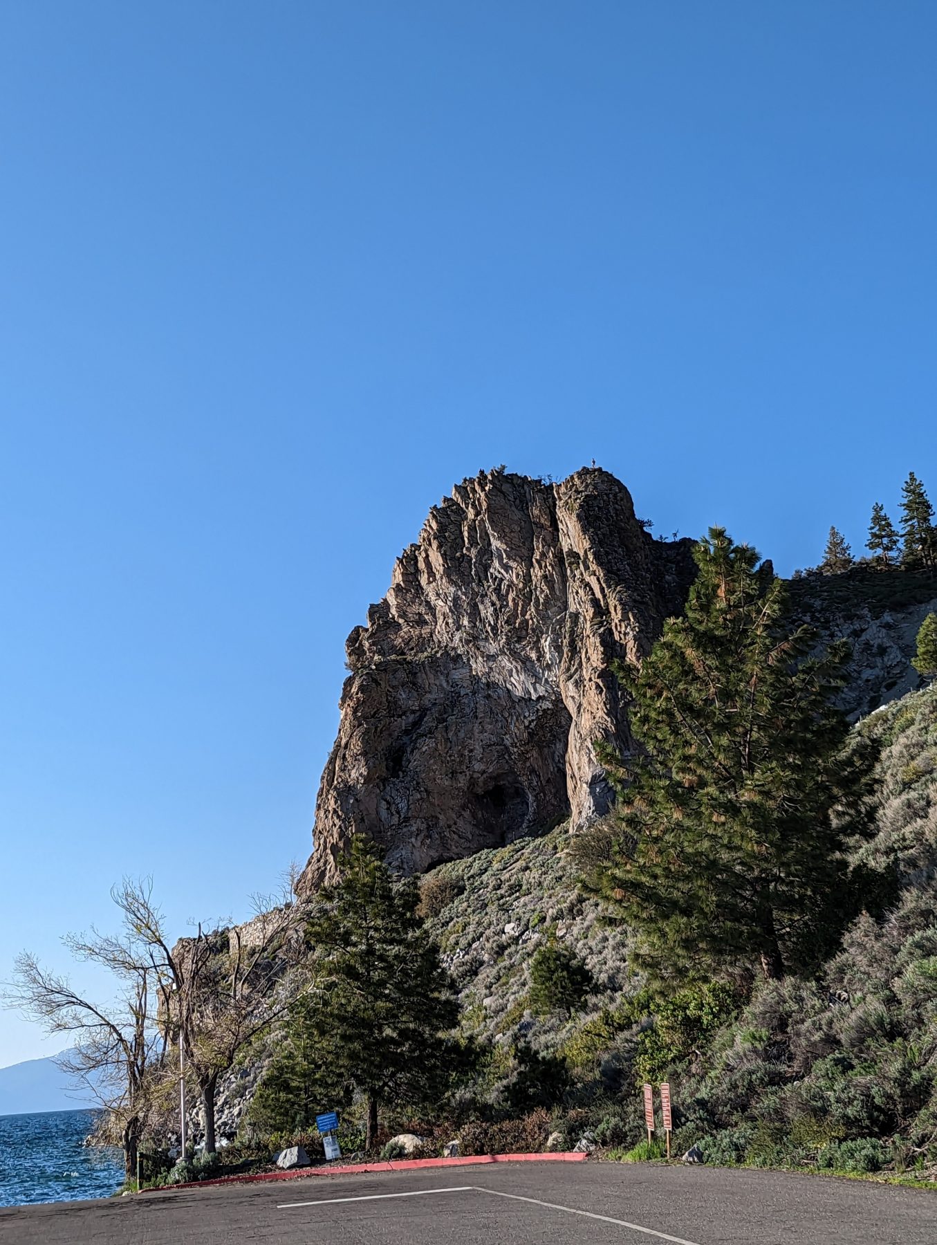 hike lake Tahoe - cave rock