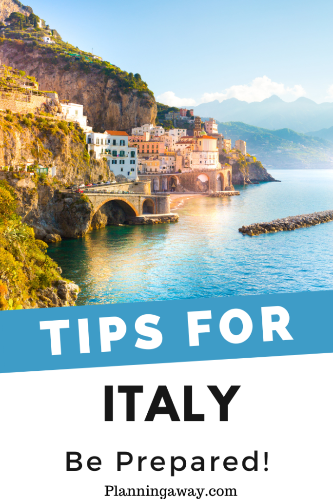 advice for traveling to Italy Pin for Pinterest