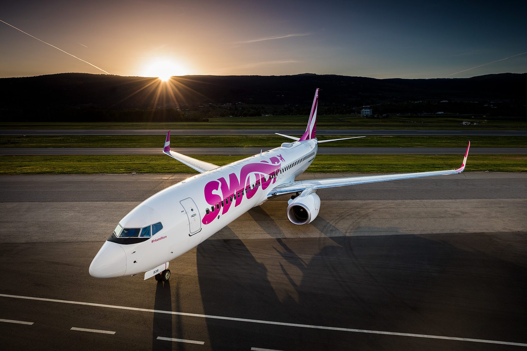 Swoop airlines review plane