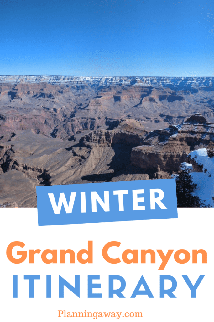 Grand Canyon Winter Pin for Pinterest