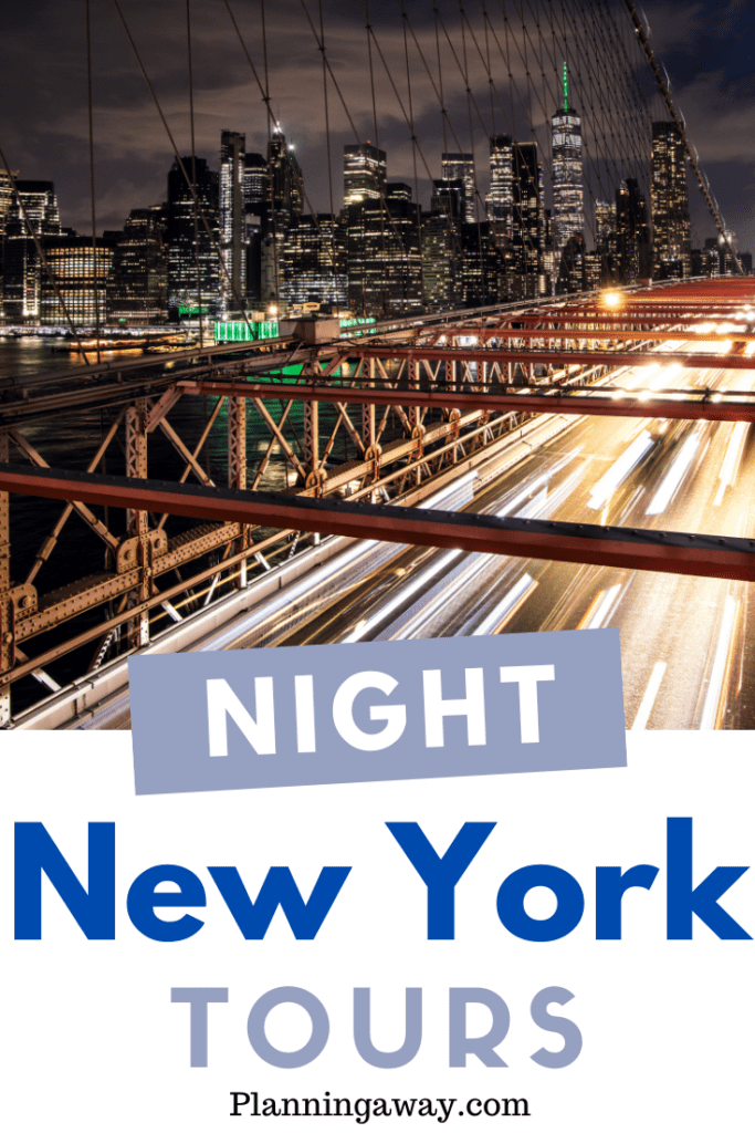 Nyc at Night pin for pinterest